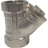 Kalde 11/4" Sarı / Krom Pislik Tutucu Su Filtresi DN32 - Threaded Strainer - DN32 (11/4") - 5 Adet
