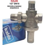Kalde 1/2" DN15 Rekorlu Su Basınç Düşürücü - Pressure Reducing Valves Kolay Montaj ve Su Tasarrufu Sağlayan Özellikler