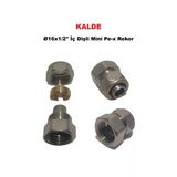 Kalde Ø16X1/2" Iç Dişli Mini Pex Rekor - Mobil Sistem Boru Bağlantı Rekoru