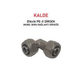 Kalde Ø16X16" Sabit Uçlu Pex Dirsek (Mobil Boru Bağlantı Dirseği)