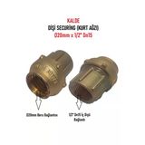 Kalde Ø20X1/2" DN15 Iç Dişli Securing (Dişi Sarı Kurt Ağzı)