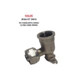 KALDE (5li Paket) Ø16x1/2" Pex Bağlantılı İç Dişli Ayaklı Dişi Dirsek (Mobil Sistem Boru Bağlantı Parçası)