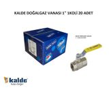 KALDE DOĞALGAZ VANASI 1" 1KOLİ 20 ADET