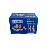 Kalde Kombi Bağlantı Seti 8’li Dirsekli - Kalde - Gri