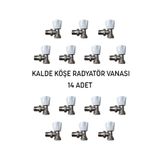 KALDE KÖŞE RADYATÖR VANASI 1/2” 14 ADET