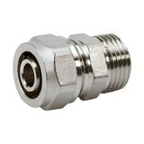 Kalde Pex ve Pert Mobil Boru Ekleme Nipeli Dış Dişli/erkek - Ø16X1/2" - Mobil Sistem Boru Bağlantı Rakoru - 5