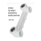 KALDE Pprc Çiftli Batarya Bağlantısı 20*1/2 ** Kalorifer Doğalgaz Su Tesisat Malzemesi