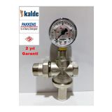 KALDE Su Basınç Düşürücü 3/4 Rekorlu Dn20 +pakkens Manometre