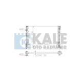 Kale 0550502Al 0 Su Radyatörü Laguna I 95- 1.6 16V K4m 1.8İ 16V Ac 2.0 16V F4r 2 Sıra 635X425x18