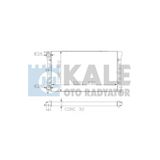 Kale 2028132Al Radyatör 2 Sıra Al Pl Golf-Jetta-Polo-Passat