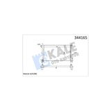 Kale 344165 Ford Focus 1.6 1.8 2.0 Rs St170 98-04 Al-pl-brz Radyatör