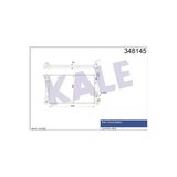 Kale 348145 164000H120 Su Radyatoru Brazıng (Toyota: Avensıs 2.0 16V Vvtı 03-) Otomatık Sanzıman