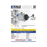 KALE 349895 KLİMA KOMPRESÖRÜ T5 2.5 TDI (03-09)TOUAREG 2.5 (03-10