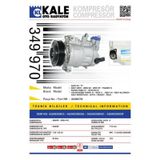KALE 349970 KLİMA KOMPRESÖRÜ 2013-GOLF 7-A3-OCTAVIA-LEON