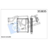 Kale 353835 Kalorifer Radyatörü Arka Yeni Kasa Transit 1417 Custom 1416 Bk3118b539ac