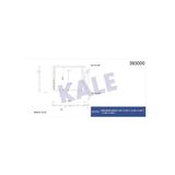 Kale 393000 Klima Radyatörü Merceds W202 C208 C200 C230 C250d C250 Td Clk200 Clk230 93-97 594X415x16