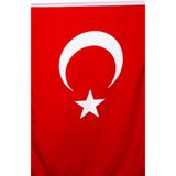 Kale Alpaka Türk Bayrağı 200*300
