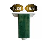 Kale Ayarlı Ahşap Ayak Mobilya Masa Ve Dolap Ayağı(Yeşil)(Kayın/Gürgen Ağacı) Yeşil 15Cm 15Cm - 1 Adet
