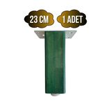 Kale Ayarlı Ahşap Ayak Mobilya Masa Ve Dolap Ayağı(Yeşil)(Kayın/Gürgen Ağacı) Yeşil 23Cm 23Cm - 1 Adet