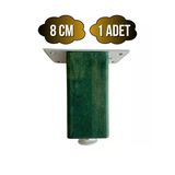 Kale Ayarlı Ahşap Ayak Mobilya Masa Ve Dolap Ayağı(Yeşil)(Kayın/Gürgen Ağacı) Yeşil 8Cm 8Cm - 1 Adet