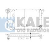 Kale Bakır Radyatör Renault R12 Tl/Tx/Stw Toros 3 Sıra Pn Sistem (1 Ad )