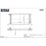 Kale Bakır Radyatör Transit T12 T15 T19 2.0/25D 2 Sıra 92VT8005AA 103100 Kale