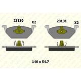 Kale Balata 23130A0000kd13 Fren Balatası Ön Fdb1094 Gdb1984 Fişsiz Bm Golf4 Polo A3 97>