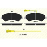 Kale Balata 24467A0000kd20 Ön Balata Ducato 06> Boxer 06> Jumper 06> 16Q 20Q Jest 14> 68236921Aa