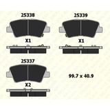 Kale Balata 25337A0000kd13 Fren Balatası Arka 583022Ha51 - 58302B2a10 - 58302C8a30 - 58302A6a20 - 583021Wa30 - 583023Za1 Benzin Dizel Accent Blue I10 I40 Elantra Ioniq Tucson Rio Soul Ceed Rio Auris C