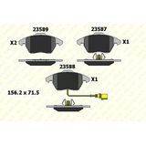 Kale Balata Fren Balata Ön Vw Beetle, Caddy Iıı, Golf V, Vı, Jetta Iıı, Iv, Passat,Skoda Fabıa, Seat Leon,