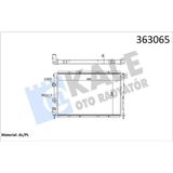 Kale Brazıng Versiyonu KL128000 Renault Megane I Ba0/1 1.4i 16V 96 03 mt Mekanik 585X398X34 Su Radyatörü