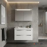 Kale Casilla 100 Cm Satin Gri Banyo Dolabı Takımı - yok - Beyaz