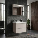 Kale Casilla 80 Cm Vizon Banyo Dolabı Takımı - Yok - Krem