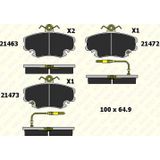 Kale Disk Fren Balatası Ön Fişli Renaultr9-R11-R19-R21-Clıo I-Iı-Megane I-Expres-Symbol I-Iı-Twıngo-Logan (1 Tk )