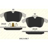Kale Fren Balatası Ön Ford Mondeo Iv Turnier S-Max S60 Iı Volvo S80 Iı V60 V70 Iıı Xc70 Iı 06-15 (1 Tk )