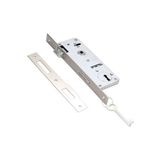Kale Gömme Kapı Kilidi Tek Anahtarlı 40mm Nikel K151 23
