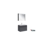 Kale Idea 2.0 65 cm Parlak Antrasit Tek Çekmeceli Banyo Dolabı Takımı