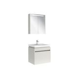 Kale Idea 2.0 65 cm Tek Çekmeceli Set Parlak Beyaz (Lavabo Dolabı + Aynalı Dolap)