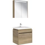 Kale Idea 2.0 65 cm Tek Çekmeceli Set Pasifik A (Lavabo Dolabı + Aynalı Dolap)