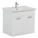Kale Kaldera Banyo Dolabı 80 cm Global Beyaz
