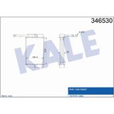 Kale Kalorifer Radyatör Transıt 2.0 2.5d 85-92 89VW18476BA 346530