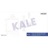 Kale KALORİFER RADYATÖRÜ BRAZING VW POLO AUDI A1 - SEAT CORDOBA/IBIIZA