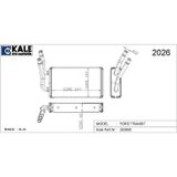 Kale Kalorifer Radyatörü Ford Transıt V347 06-14 (2.2/2.4/3.2 Lt) 2 Sıra Alüminyum Brazing Sistem