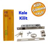 Kale Kapi Gomme Kilit Govde Wc Banyo Kilidi Govdesi Silindirli Barelli Anahtarli Kilitli 40 Mm