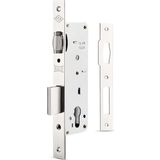 Kale Kilit 154/40 40 mm Saten Ayna Geniş Makaralı Silindirli Kilit