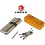 Kale Kilit 164 Gnc 90mm Standart Silindir Çelik Pimli Cerman Barel Nikel (35+10+45 )