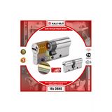 Kale Kilit Çelik Takviyeli Bilyalı Silindir | 164 Dbne | 68 Mm | Nikel | 5 Anahtarlı | Emniyet Kartlı