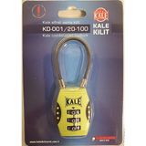 Kale Kilit Şifreli Asma Kilit 3 Basamaklı Şifreleme Yeşil