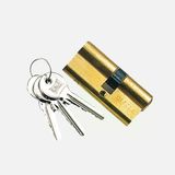 Kale Kilit Süper Cerman Barel Çelik Pimli 83 Mm Sarı (2'Li Paket)