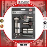 Kale Kilit Tüpten Şifreli Yüksek Güvenlikli Silindir 2'li Set 264 Cec 68 mm Saten 5 Anahtarlı Emniyet Kartlı 26400000013
